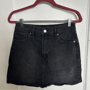 Gap Icon Denim Skirt | 27| Black Jean Skirt